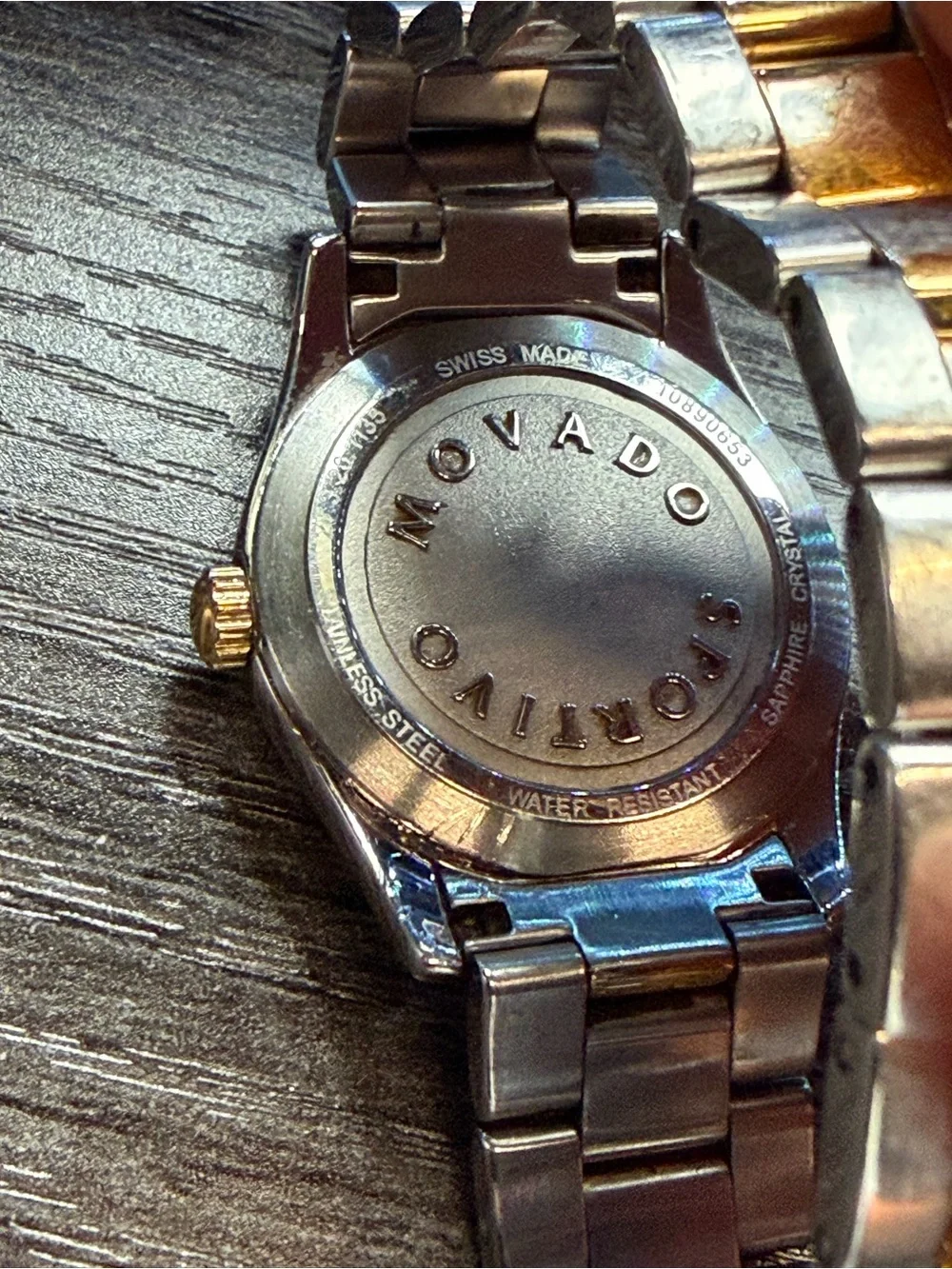 Movado Sportivo Women’s Stainless Steel Watch (10890653) New Battery